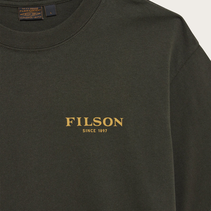 Frontier graphic t-shirt by Filson | Rosin/beige (Black)