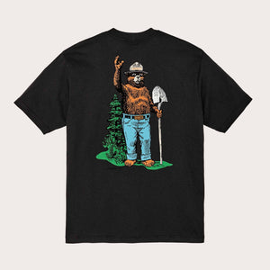 Smokey bear frontier t-shirt by Filson | Faded black / smokey (Black)