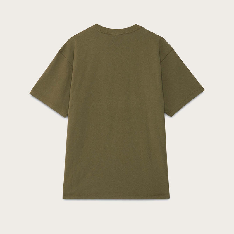 S/s bear graphic t-shirt di Filson | Ivy green (Green)