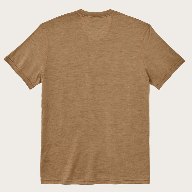 210g merino wool short sleeve crewneck von Filson | Rugged tan (Brown)