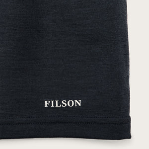 210g merino wool short sleeve crewneck by Filson | Dark navy (Blue)