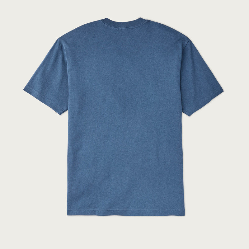 Frontier graphic t-shirt von Filson | Light blue / mountai (Blue)