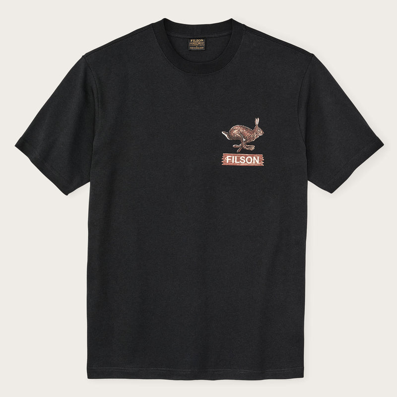 Frontier graphic t-shirt von Filson | Black / hare chase (Black)