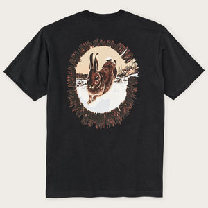 Frontier graphic t-shirt von Filson | Black / hare chase (Black)