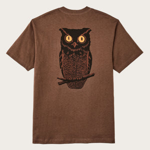 Frontier graphic t-shirt von Filson | Partridge / hoot (Brown)