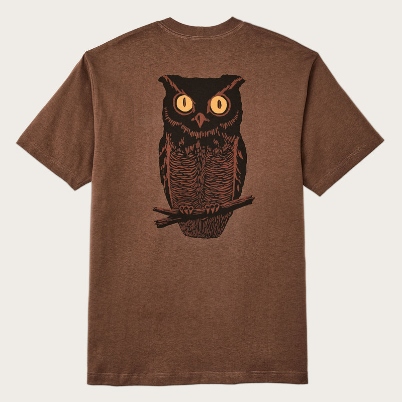 Frontier graphic t-shirt von Filson | Partridge / hoot (Brown)