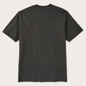 T-shirt graphique frontier par Filson | Peat / sporting good (Gray)