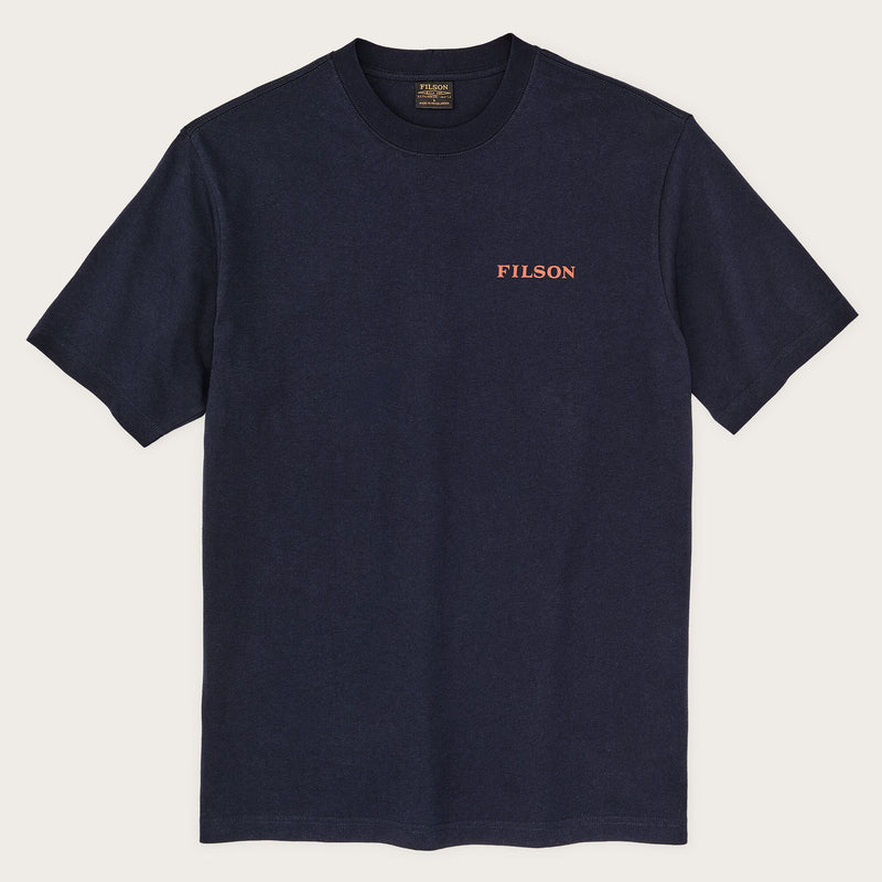 Frontier logo t-shirt von Filson | Night sky / scenic m (Blue)