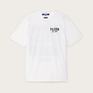 Filson x junya watanabe graphic cotton t-shirt by Filson | White / black (White)