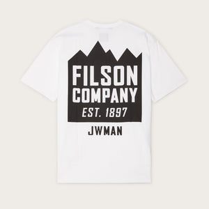 Filson x junya watanabe graphic cotton t-shirt by Filson | White / black (White)