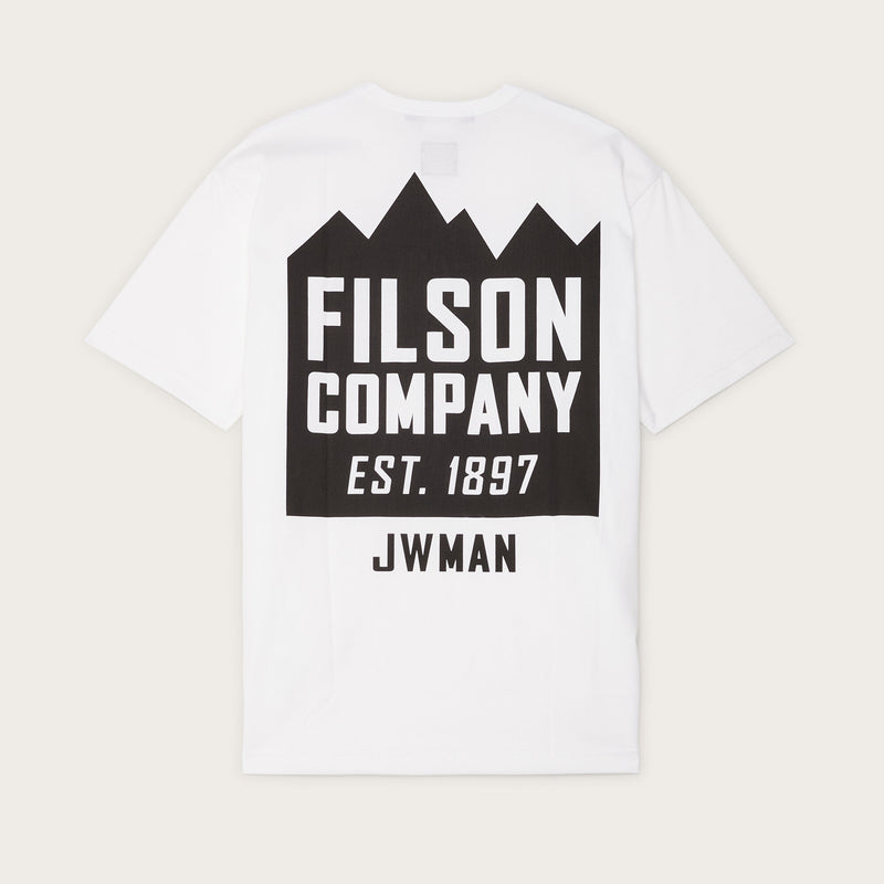 Filson x junya watanabe graphic cotton t-shirt by Filson | White / black (White)