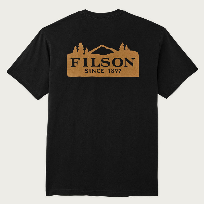 Scenic graphic t-shirt par Filson | Black (Black)
