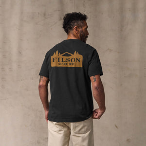 Scenic graphic t-shirt par Filson | Black (Black)