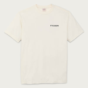 Scenic graphic t-shirt par Filson | Basswood (White)
