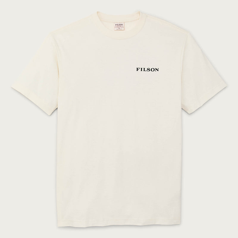 Scenic graphic t-shirt par Filson | Basswood (White)
