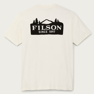 Scenic graphic t-shirt par Filson | Basswood (White)