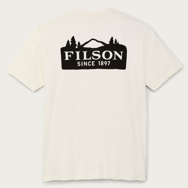 Scenic graphic t-shirt par Filson | Basswood (White)