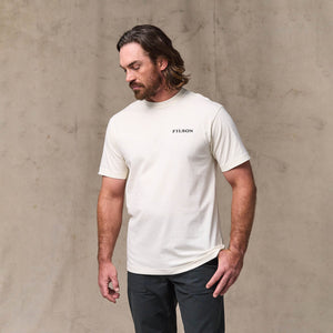 Scenic graphic t-shirt par Filson | Basswood (White)