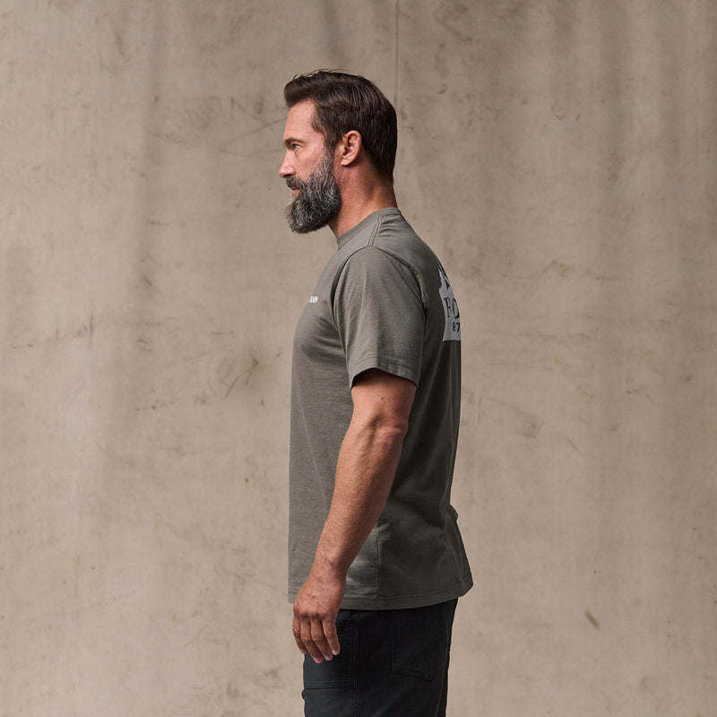 Scenic graphic t-shirt by Filson | Hawk brown (Brown)