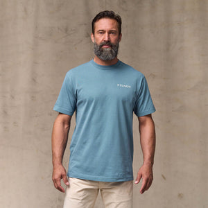 Scenic graphic t-shirt by Filson | Blue fin (Blue)