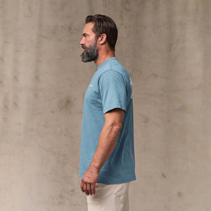 Scenic graphic t-shirt by Filson | Blue fin (Blue)