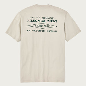 Diamond graphic t-shirt by Filson | Gray sky (Beige)