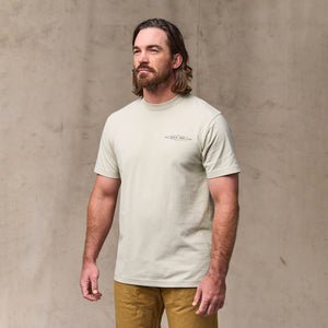 Diamond graphic t-shirt by Filson | Gray sky (Beige)