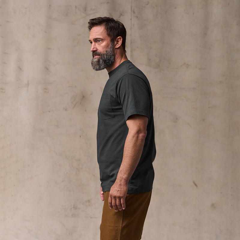 Outfitter pocket t-shirt par Filson | Faded black (Black)