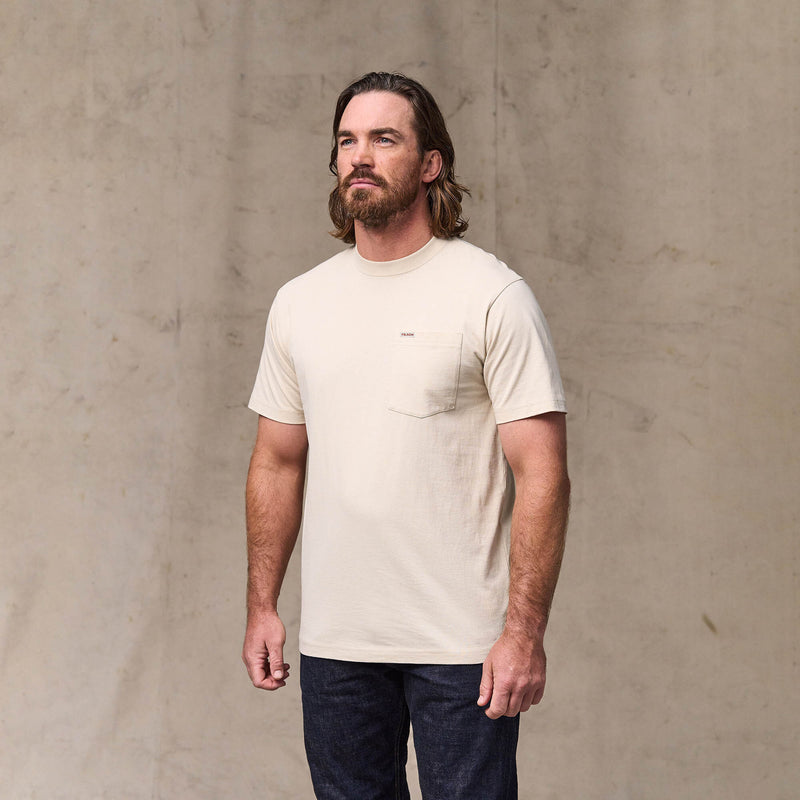 Outfitter pocket t-shirt by Filson | Natural (White)