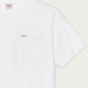Outfitter pocket t-shirt by Filson | Bright white (White)