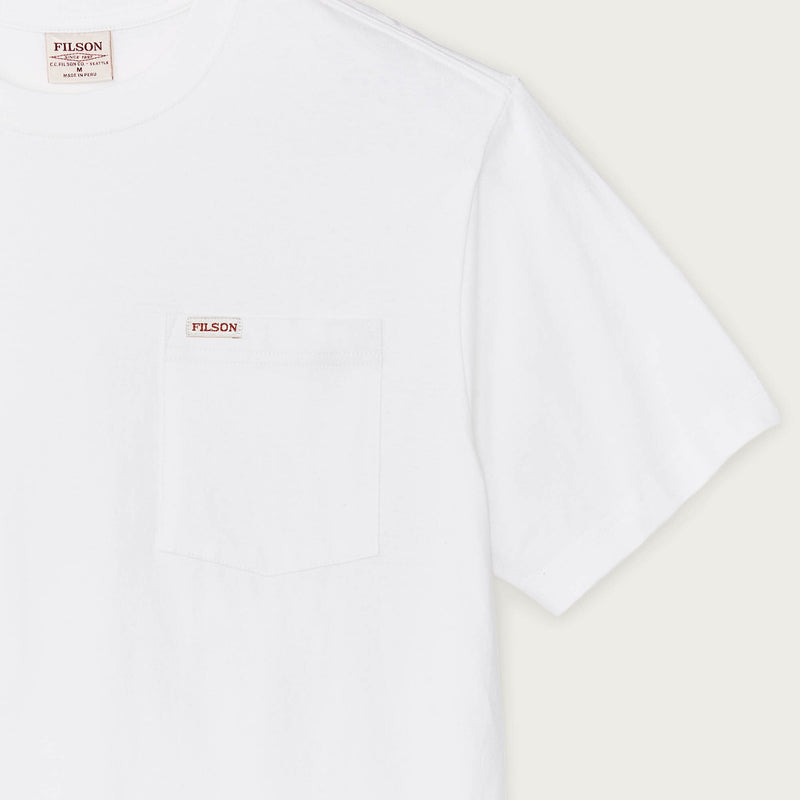 Outfitter pocket t-shirt by Filson | Bright white (White)