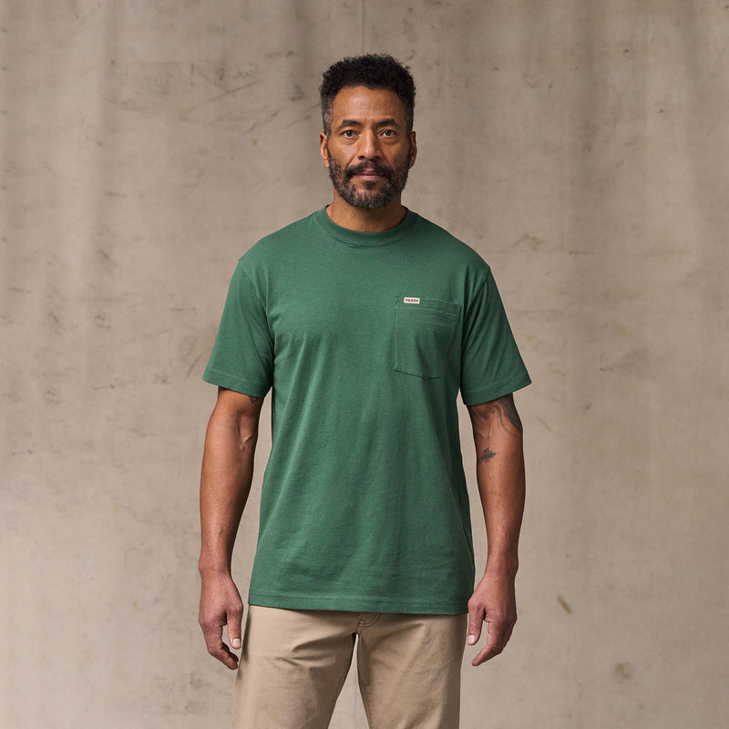 Outfitter pocket t-shirt by Filson | Olive green (Green)