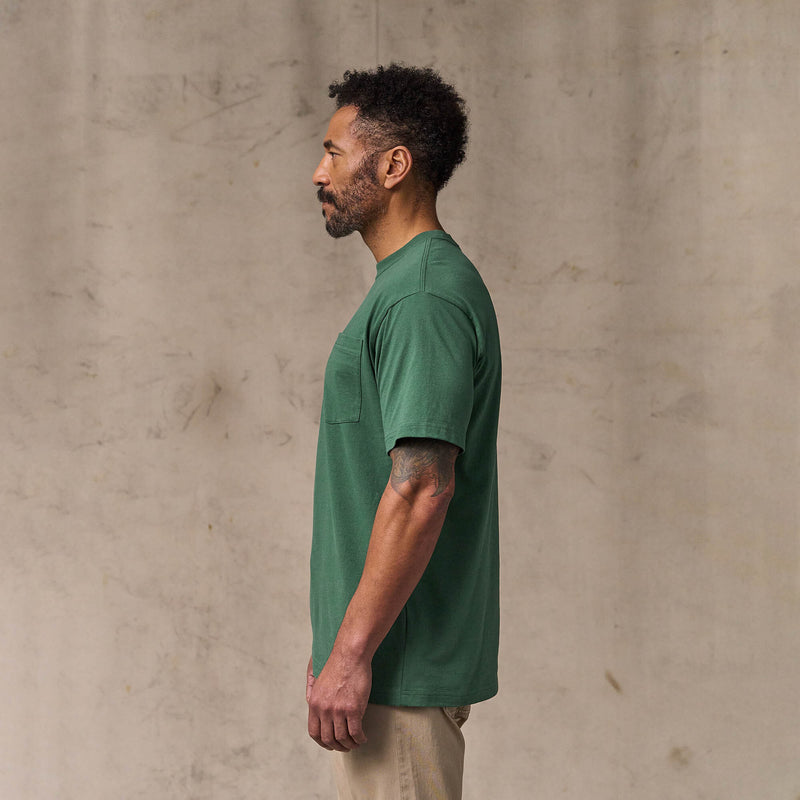 Outfitter pocket t-shirt by Filson | Olive green (Green)