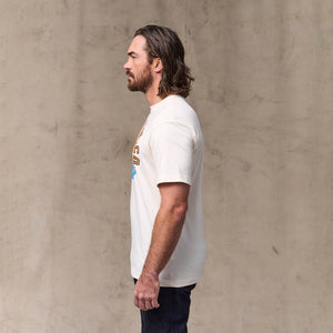 Dry fly graphic t-shirt by Filson | Basswood (White)