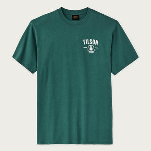 Forestry graphic t-shirt by Filson | Mallard green (Green)