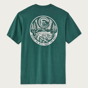 Forestry graphic t-shirt by Filson | Mallard green (Green)