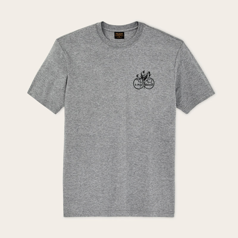 Union graphic t-shirt par Filson | Dark gray heather (Gray)
