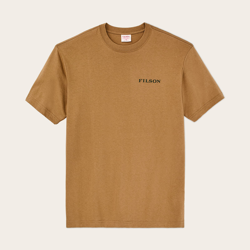 Scenic graphic t-shirt by Filson | Dull gold (Beige)