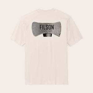 Axe graphic t-shirt by Filson | Natural (White)