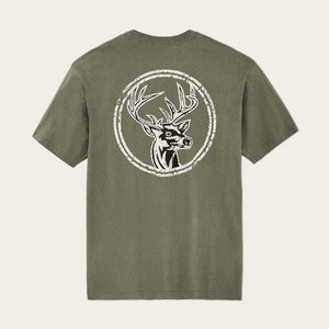 Buck graphic t-shirt par Filson | Shale (Green)