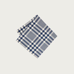 Square bandana by Filson | Indigo multi plaid (Blue)