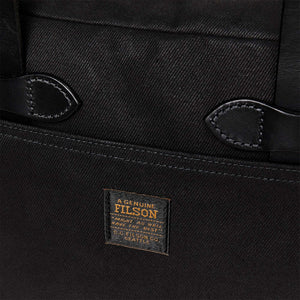 Small zipper tote bag by Filson | Black (Black)