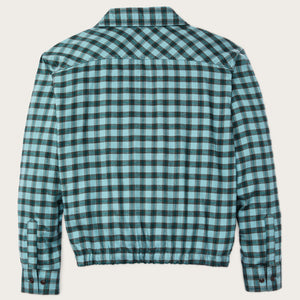 Gathered hem shirt für damen von Filson | Blue / navy plaid (Blue)