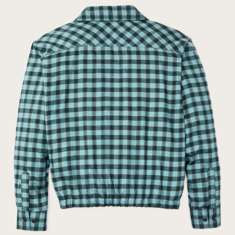 Gathered hem shirt für damen von Filson | Blue / navy plaid (Blue)