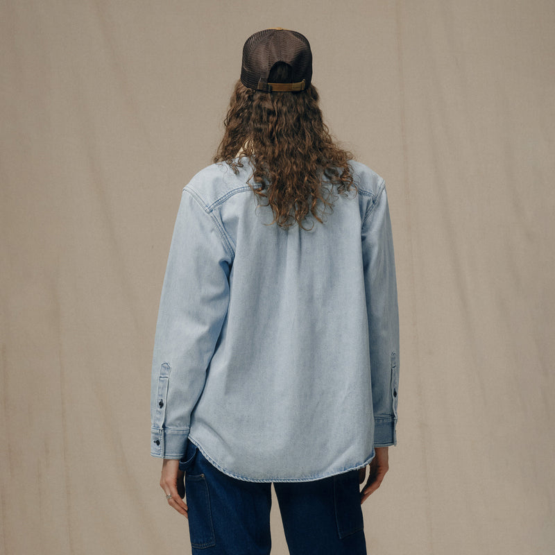 Camicia da lavoro in denim da donna di Filson | Light indigo (Blue)