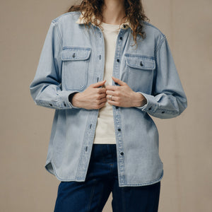 Camicia da lavoro in denim da donna di Filson | Light indigo (Blue)