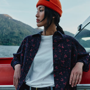 Rangeland flannel shirt für damen von Filson | Black / red western (Black)