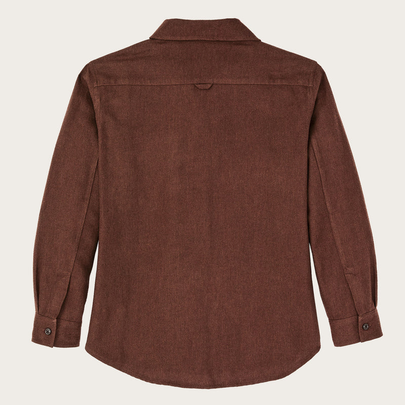 Camicia di flanella rangeland da donna di Filson | Chestnut heather (Brown)