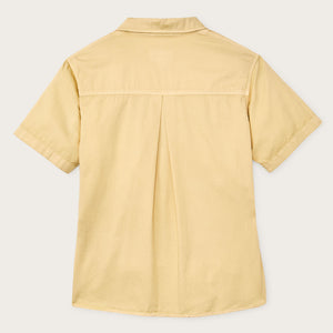 Women's twill popover shirt par Filson | Pale tan (Yellow)