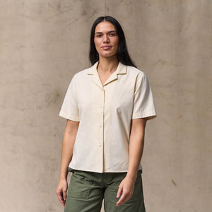 Women's camp shirt par Filson | Natural seed (White)